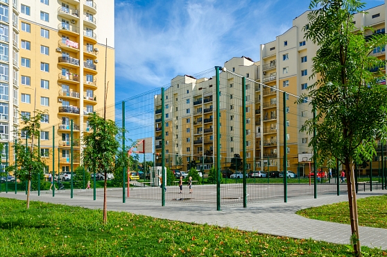 Відкриття зони відпочинку з баскетбольним майданчиком